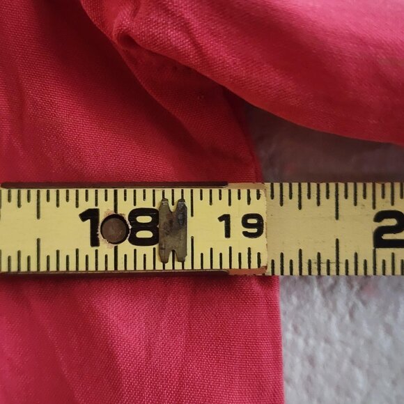 Vtg Lizden Shirt Womens Small Pink Button Front 100% Silk Long Sleeve Pocket Top - Picture 9 of 9